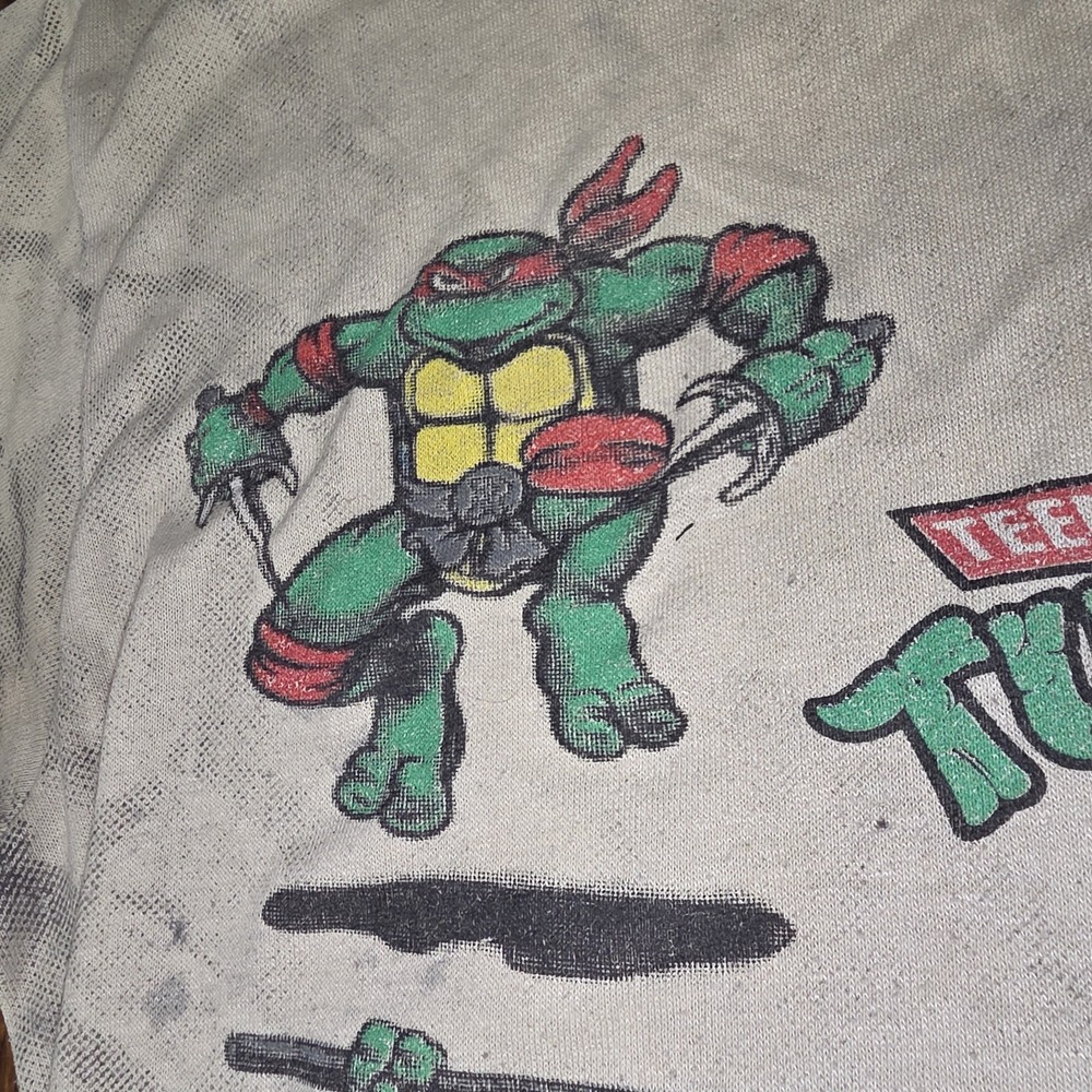 Vintage 1991' TMNT Teenage Mutant Ninja Turtles T-Shirt Rare Youth Large - Picture 11 of 11
